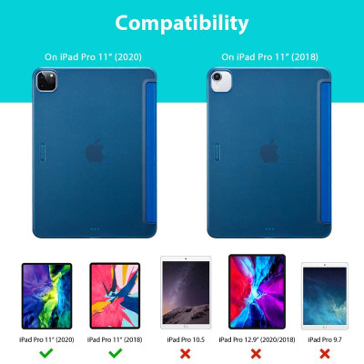 Bao Da Dành Cho iPad Pro 11 inch và 12.9 inch 2020 ESR Rebound Slim Smart Case - Hàng Nhập Khẩu