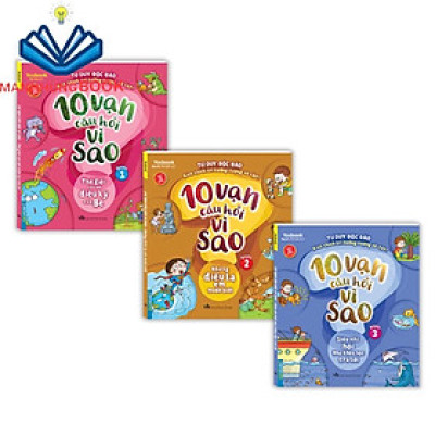 Sách - Combo 3c 10 vạn câu hỏi vì sao tập 1 + 2 + 3 (59k)