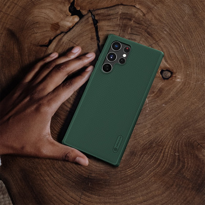 Ốp Lưng Nillkin Dạng Sần Dành cho Samsung Galaxy S23 Ultra chính Hàng Nillkin FROSTED Viền dẻo chống sốc, lưng dạng sần chống bàn vân tay, cầm chắc chắn - hàng chính hãng