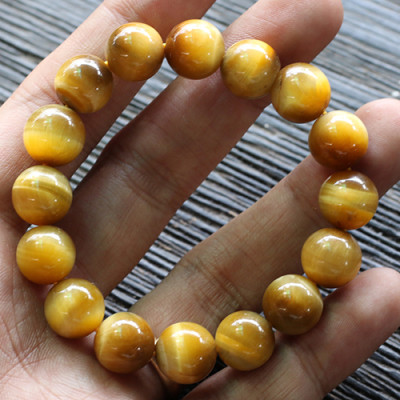 Vòng Thạch Anh Mắt Hổ Vàng Vip Ngọc Quý Gemstones