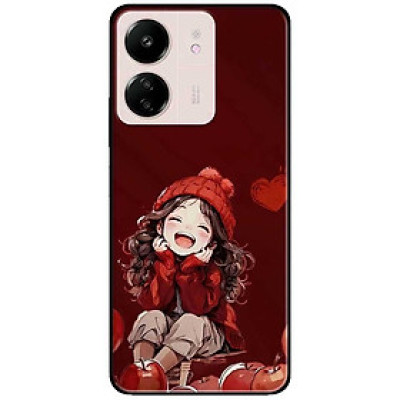 Ốp lưng cho Xiaomi Redmi 9T - Redmi 13 4G - 13C - Redmi Note 13 4G - 13 Pro 4G - 13 Pro 5G - Cô Gái Yêu Đời - Hàng Chính Hãng