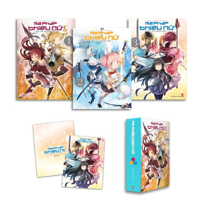 Boxset Ma Pháp Thiếu Nữ Madoka Magica - Một Câu Chuyện Khác (3 Tập) [Tặng Kèm Mini Clear file]