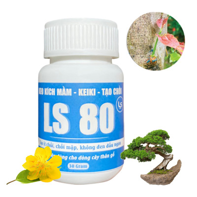 Keo Tạo Chồi LS80, Greenhome, Hũ 30gr, Tạo Mầm Tại Vị Trí Bất Kỳ, Có Chọn Lọc, Không Suy Cây, Đen Chồi