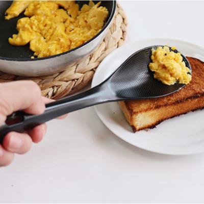 Combo muôi cơm chống dính cán dài & muôi múc canh chính hãng Echo Metal hàng Made in Japan