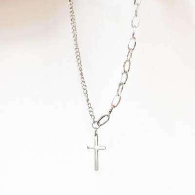 Dây chuyền thập tự titan không rỉ nam nữ