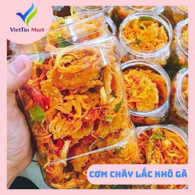 500G CƠM CHÁY LẮC KHÔ GÀ (đóng hũ) VIETTIN MART