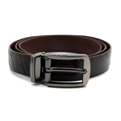 Thắt Lưng Nữ Da Đà Điểu Trơn Huy Hoàng HT5412 - Nâu Đất