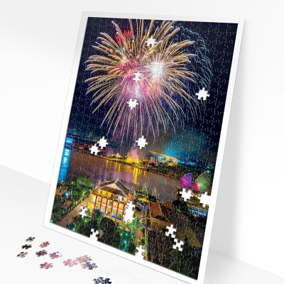 Xếp Hình 475 Mảnh - Pháo Hoa- Bến Nhà Rồng 475-044