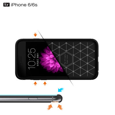 Ốp lưng chống sốc Likgus cho iPhone 6 Plus / 6s Plus (chuẩn quân đội, chống va đập, chống vân tay) - Hàng chính hãng