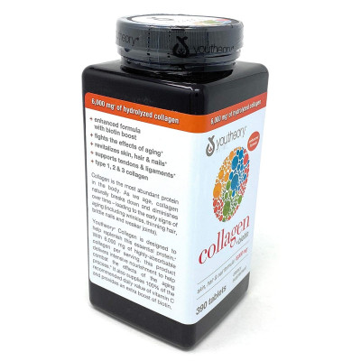 Collagen+Biotin Youtheory Mỹ (Collagen Type 1-2-3) - QuaTangMe Extaste