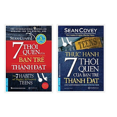 Combo 7 Thói Quen Của Bạn Trẻ Thành Đạt 50893 + Thực Hành 7 Thói Quen Của Bạn Trẻ Thành Đạt 49699 - Bản Quyền