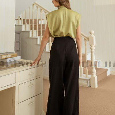 Quần đen ống rộng NGADO