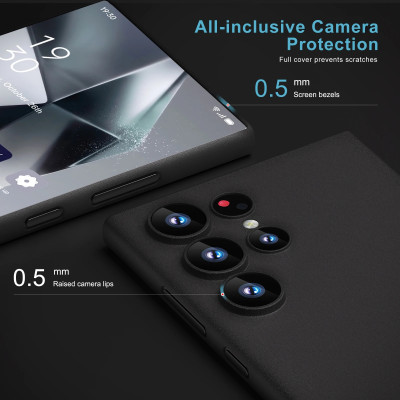 Ốp lưng lụa cho SamSung Galaxy S24 Ultra , S24 Plus, S24 chính hãng Memumi siêu mỏng, chống vân tay - Hàng chính hãng