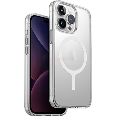 Ốp lưng chống sốc hỗ trợ sạc không dây Uniq Hybrid Compatible LifePro Xtreme(AF) dành cho iPhone 15 Pro Max - Hàng chính hãng