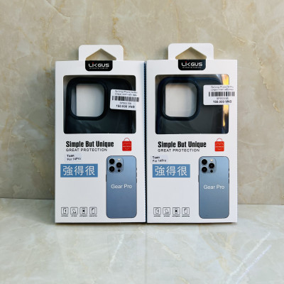 Ốp lưng dành cho  iPhone 14 Pro Likgus lưng nhám chống sốc tốt- Hàng chính hãng