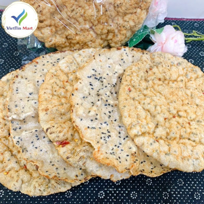 Bánh Tráng / Bánh Đa Nướng Muối Ớt Túi 5 Cái VietTin Mart
