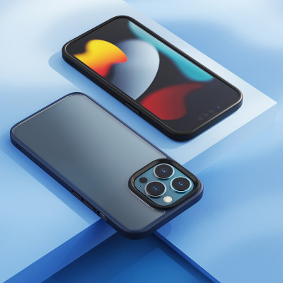 Ốp lưng chống sốc viền cao su cho iPhone 14 (6.1 inch) thiết kế mặt lưng trong suốt Hiệu Rock hybrid tective Case (độ đàn hồi cao, bảo vệ toàn diện, tản nhiệt tốt) - hàng nhập khẩu