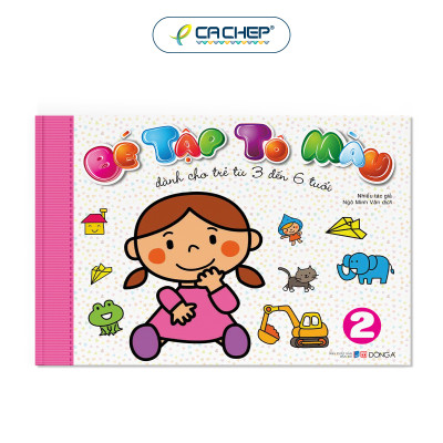 Combo 6 cuốn Bé tập tô màu