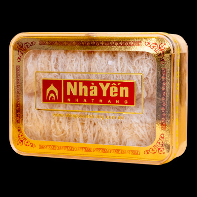Tổ Yến Trắng Tinh Chế - Nhà Yến Nha Trang - Loại Chất Lượng 5.0 - Hộp 100 Gram - Tổ Yến Sào Tinh Chế - Hàng Chính Hãng