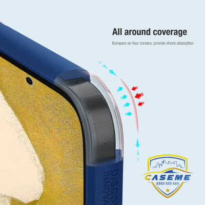 Ốp lưng cho Samsung S23 Ultra, Samsung S23 Plus, Samsung S23, Samsung S23 FE hiệu NILLKIN Super Frosted Shield lưng sần viền mềm, bảo vệ camera, chống sốc, chống trơn, chống vân tay cao cấp - Hàng chính hãng.