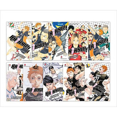 Truyện - Haikyu - Chàng Khổng Lồ Tí Hon - Combo 45 Tập - Haruichi Furudate - NXB Kim Đồng