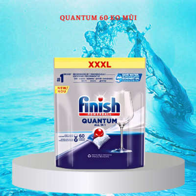 Viên rửa chén bát Finish Cao cấp Quantum Max 60 viên Finish EU