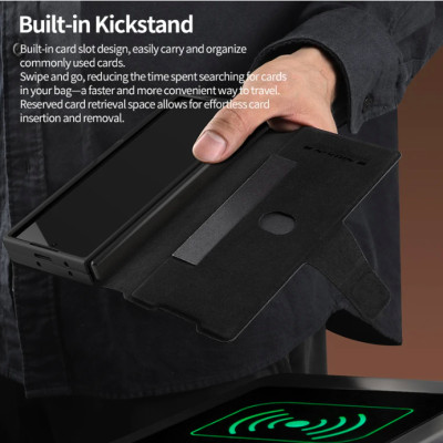 Bao Da dành cho Samsung Galaxy Z Fold 7 / Z Fold 6 hiệu Nillkin Aoge Leather Cao Cấp - Hàng nhập khẩu