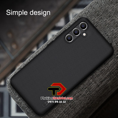 Ốp lưng cho SamSung Galaxy A34 5G chính hãng Nillkin dạng sần, chống bám vân tay - Hàng chính hãng