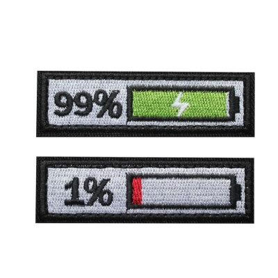 Patch_Velcro phần trăm pin dán quần áo_ba lô túi xách