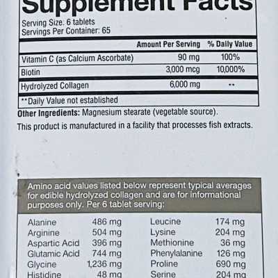 Collagen+Biotin Youtheory Mỹ (Collagen Type 1-2-3) - QuaTangMe Extaste