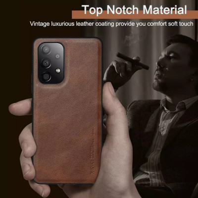 Ốp lưng da cho Samsung Galaxy A23, A53, A33, A73, A13 hãng X-level cao cấp viền mềm chống sốc - Hàng chính hãng