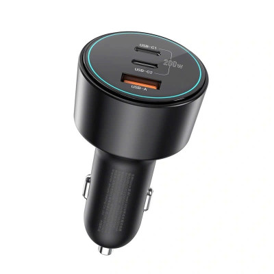 Bộ Sạc Điện Thoại Trên Ô Tô Wi WU Exeed 200W QC+PD Wi-QC026 - Hàng Chính Hãng