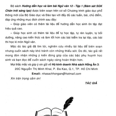 Hướng Dẫn Học Và Làm Bài Ngữ Văn 12 (Bám Sát SGK Chân Trời Sáng Tạo) - HA