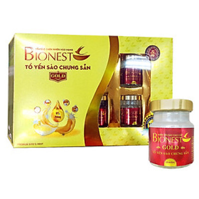 Hộp Yến sào Bionest Gold cao cấp (hộp quà tặng 6 lọ)