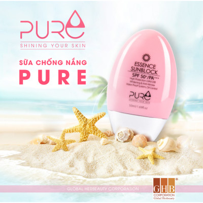 Sữa Chống Nắng Pure Sunblock Essence Phù Hợp Với Mọi Loại Da