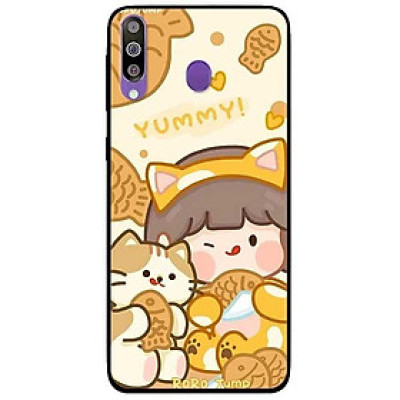 Ốp lưng dành cho Samsung M30 - M30s - M31 mẫu Cô Gái Ăn Kem