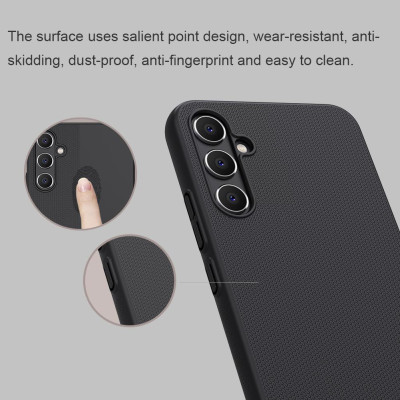 Ốp Lưng Sần chống sốc cho Samsung Galaxy  A16 , A35 , A55 . A15 , A25 hiệu Nillkin Super Frosted Shield - Hàng Chính Hãng