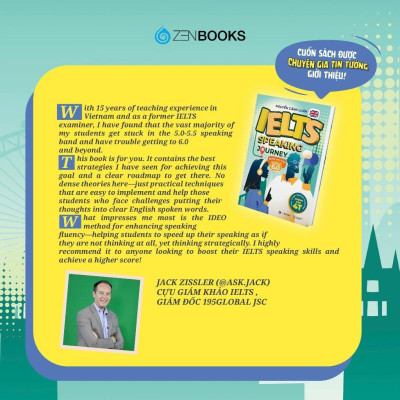 Sách - IELTS Speaking Journey: Lộ Trình Tự Học IELTS Speaking Từ Cơ Bản Đến Band 6.0 - Saigon Books