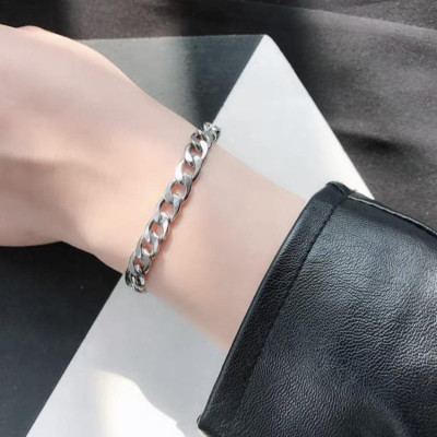 Vòng tay nam - Lắc tay nam nữ kiểu lặc đơn đẹp sang trọng titan thép không gỉ trangsucpt PTLTNA76