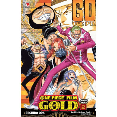 Truyện - One Piece Film Gold - Combo 2 Tập - Anime Comics - Eiichiro Oda - Kim Đồng