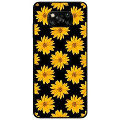 Ốp lưng dành cho Xiaomi Poco X3 mẫu Hoa Cúc Vàng Hoạ Tiết