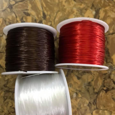 1 BỘ GỒM 3 CUỘN THUN XỎ VÒNG TAY BẰNG ĐÁ NAM NỮ GỒM 3 MÀU TRẮNG NÂU ĐEN ĐỎ