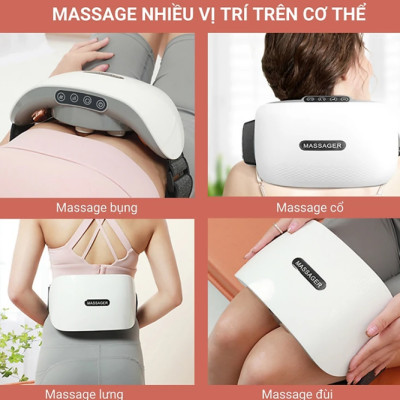 Đai Massage tan Mỡ Bụng MISUKO BM-B45 Đai Rung tan Mỡ Bụng Kết Hợp Nhiều Chế Độ Massage Và Nhiệt Giúp Đánh Tan Mỡ Bụng