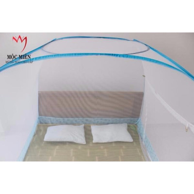 Màn Chụp , Mùng Chụp Đỉnh Rộng Cao Cấp Mộc Miên - Mẫu Không Viền Chân Hoạ Tiết ( Hà Nội )