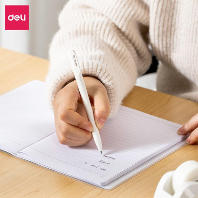 Sổ Tay Ghi Chép Bìa Bọc Nhựa Dán Gáy Khổ 16K 144 Trang Deli - Phù Hợp Làm Sổ Kế Hoạch Planner, Nhật Kí, Tập Vở Ghi Chép Bullet Journal - EN306 EN309 EN316