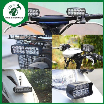 Nâng cao độ sáng: Đèn trợ sáng xe máy ô tô 16 tim LED siêu sáng - Lựa chọn tối ưu cho mọi loại xe