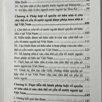Sách - Quyền Sở Hứu Nhà Ở Của Chủ Thể Có Yếu Tố Nước Ngoài Tại Việt Nam