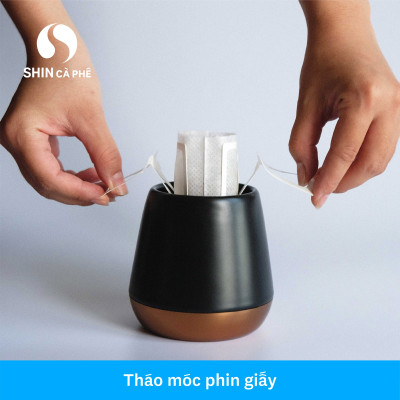 Cà phê A Lưới Blend - SHIN Cà Phê - Phin giấy - Hộp 5 gói