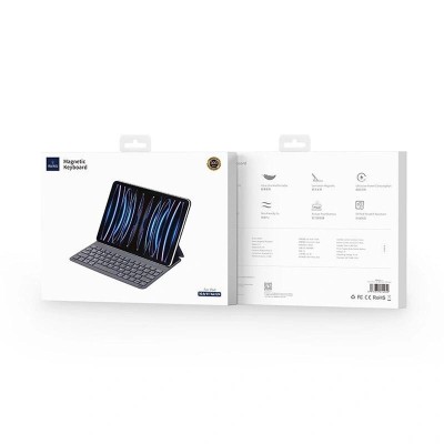 Bao da nam châm kèm bàn phím Wiwu Ultra Slim Magnetic Keyboard F17 cho iPad A16 Gen 11 , Air 13inch M3 , Air 11inch M3 , Gen 10 , Air 4 /5/ Air 6 11inch , iPad 12.9 M1/M2 , iPad Pro 11inch M1/M2 - Hàng chính hãng