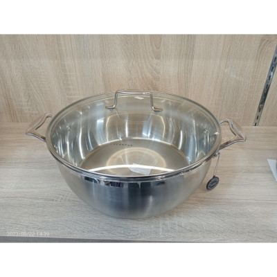 Nồi luộc gà inox 304 cao cấp Scanpan Impact 8.5L/32cm - 71553200, dùng bếp từ, máy rửa bát | Hàng chính hãng